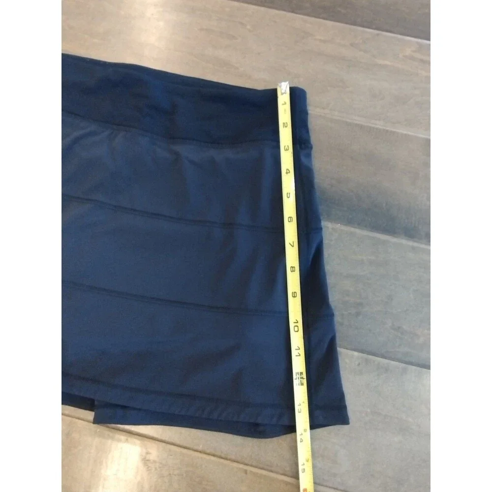 LULULEMON Women's EUC black Pace Rival tennis Skirt Skort - size 10